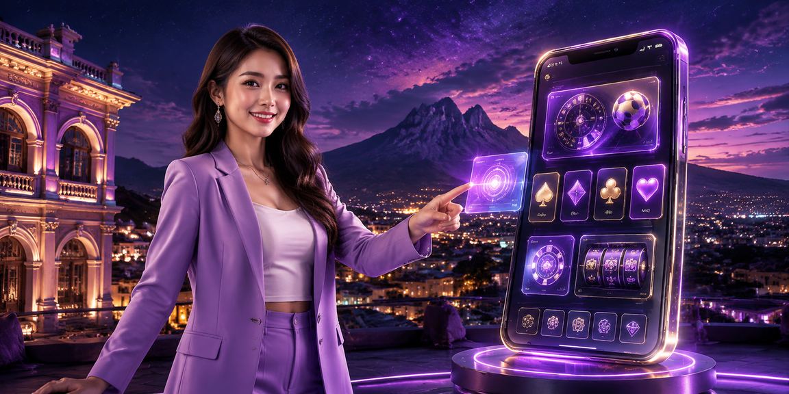 Pemain Sabah bermain jackpot 3030 menggunakan telefon pintar di luar